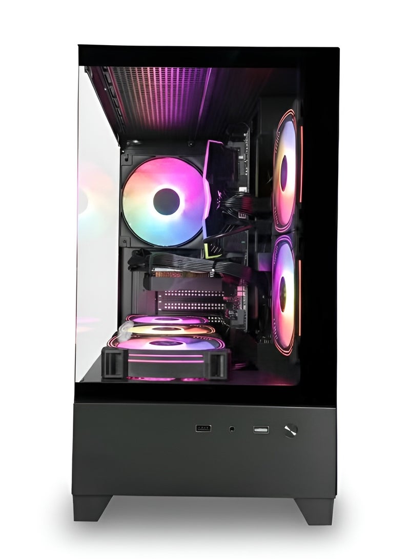 AJYAL Gaming PC Core i5-12400F / 16GB RAM 3200MHz / Nvme 1TB SSD / NVIDIA GeForce RTX 4060 8GB / Black RGB Case Black - Image 3